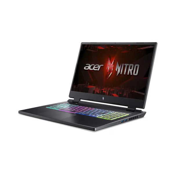 Ноутбук Nitro 17 AN17-51 17.3" FHD IPS, Intel i5-13500H, 16GB, F512GB, NVD4050-6, Lin, чорний Acer (NH.QK5EU.005) - Фото 1