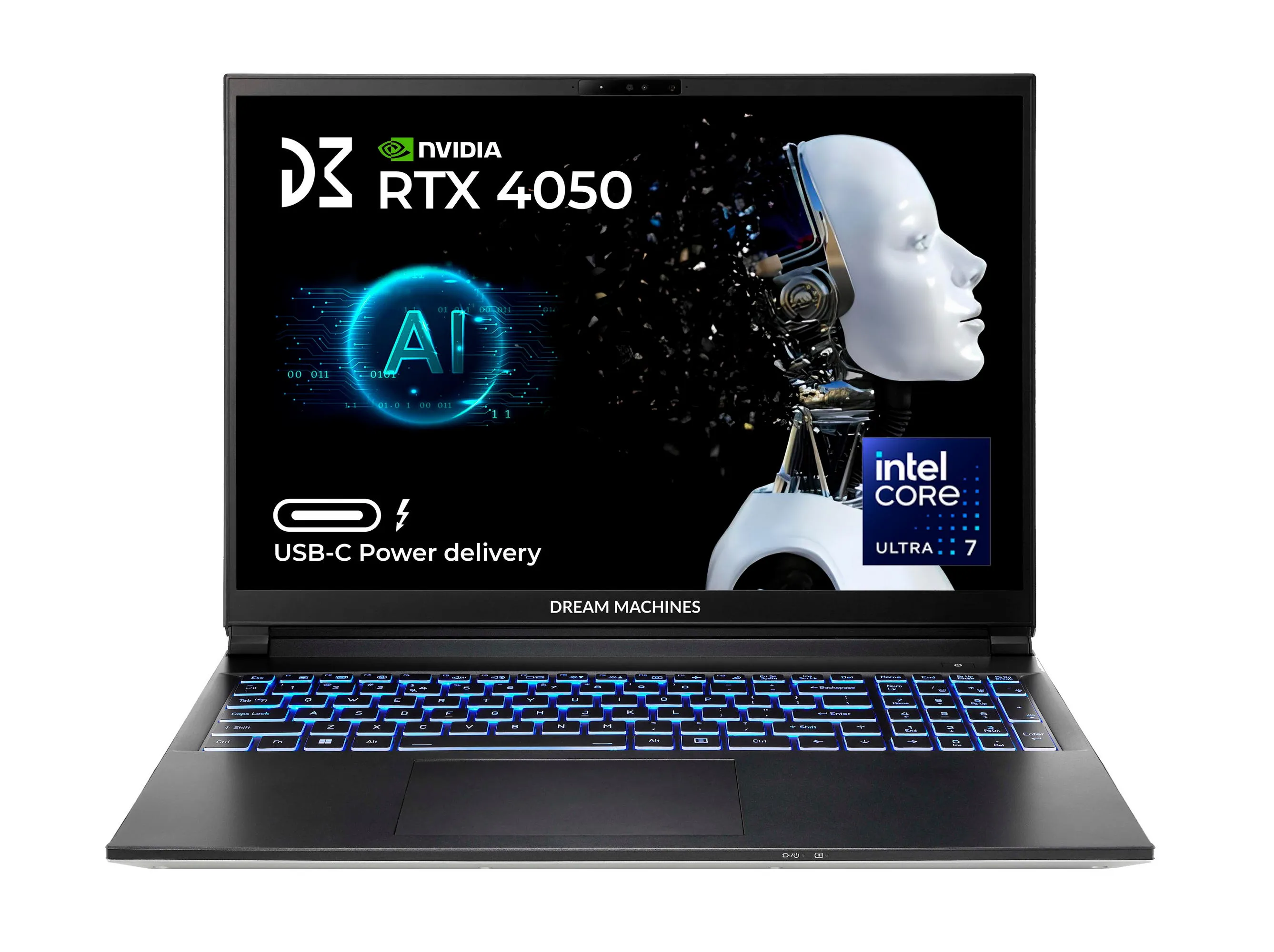 Ноутбук RG4050-16 16FHD+ IPS, Intel Ultra 7-155H, 32GB, F1TB, NVD4050-6, DOS, чорний Dream Machines (RG4050-16UA26) Ноутбук RG4050-16 16FHD+ IPS, Intel Ultra 7-155H, 32GB, F1TB, NVD4050-6, DOS, чорний Dream Machines (RG4050-16UA26)