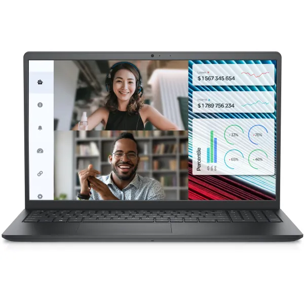 Ноутбук Vostro 3520 15.6" FHD AG, Intel i7-1255U, 16GB, F512GB, UMA, Win11P, чорний Dell (N5305PVNB3520UA_W11P)