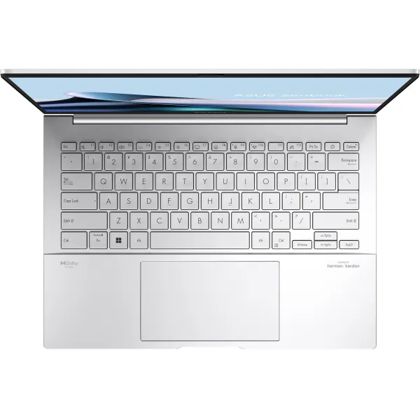 Ноутбук Zenbook 14 UX3405MA-PP048X 14" 3K OLED, Intel Ultra 7 155H, 32GB, F1TB, UMA, Win11P, Сріблястий ASUS (90NB11R2-M00270) - Фото 2