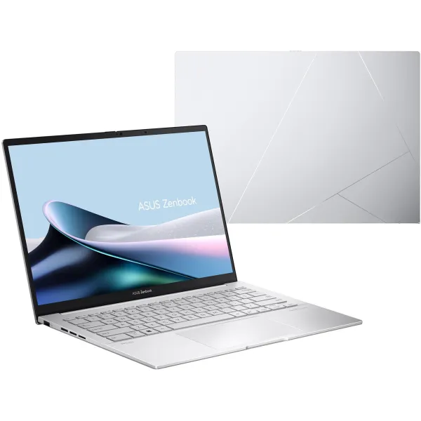 Ноутбук Zenbook 14 UX3405MA-PP048X 14" 3K OLED, Intel Ultra 7 155H, 32GB, F1TB, UMA, Win11P, Сріблястий ASUS (90NB11R2-M00270) - Фото 6