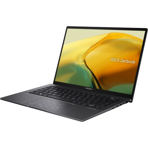 Ноутбук Zenbook 14 UM3402YA-KP751 14" WQXGA IPS, AMD R5-7430U, 16GB, F1TB, UMA, NoOS, Чорний ASUS (90NB0W95-M01C20) - Фото 3