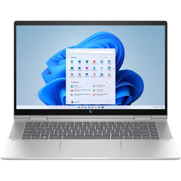 Ноутбук ENVY x360 15-fe0000ua 15.6" FHD OLED Touch, Intel i7-1355U, 16GB, F1024GB, NVD3050-4, Win11, серебристый HP (826N5EA)