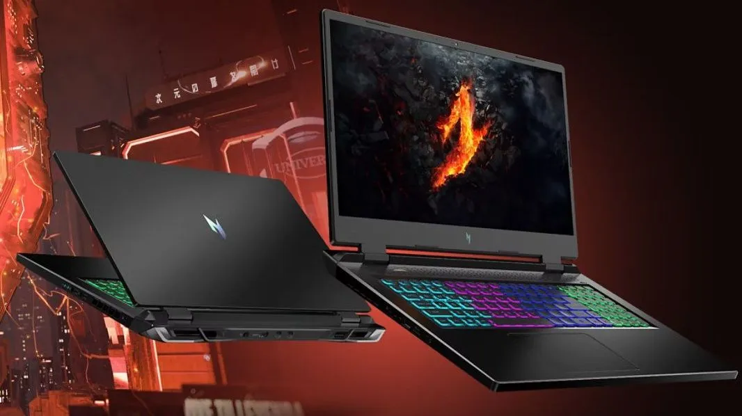 Ноутбук Nitro 17 AN17-42 17.3" FHD IPS, AMD R7-8845HS, 16GB, F1TB, NVD4050-6, Lin, чорний Acer (NH.QSEEU.002) - Фото 6