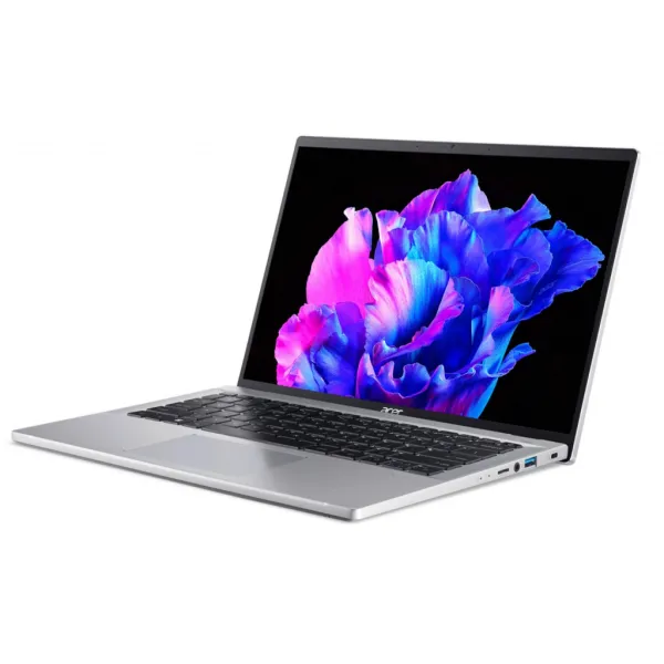 Ноутбук Swift Go 14"  SFG14-71 14"  2.2K IPS, Intel i7-1355U, 16GB, F512GB, UMA, Lin, сріблястий Acer (NX.KF7EU.005) - Фото 4