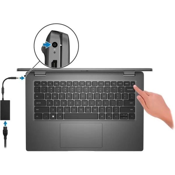 Ноутбук Latitude 3540 15.6" FHD IPS AG, Intel i7-1355U, 16GB, F512GB, UMA, Lin, черный Dell (N022L354015UA_UBU) - Фото 4