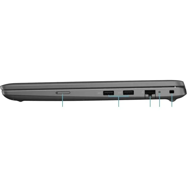 Ноутбук Latitude 3540 15.6" FHD IPS AG, Intel i7-1355U, 16GB, F512GB, UMA, Lin, черный Dell (N022L354015UA_UBU) - Фото 7