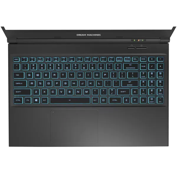 Ноутбук RG3050Ti-15 15.6FHD IPS, Intel i7-12700H, 16GB, F1TB, NVD3050Ti-4, DOS, черный Dream Machines (RG3050TI-15UA38) - Фото 4