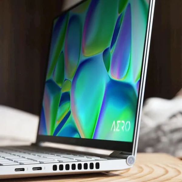 Ноутбук 14.0 QHD+ OLED 90Hz, Intel i7-13700H, 16GB, F1TB, NVD4050-6, W11, cеребристый AERO (AERO_14_BMF-72KZBB4SO) - Фото 4