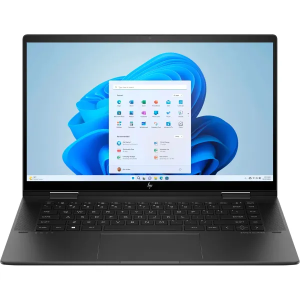 Ноутбук ENVY x360 15-fh0000ua 15.6" FHD OLED Touch, AMD R7-7730U, 16GB, F1024GB, UMA, Win11, чорний HP (826N9EA)