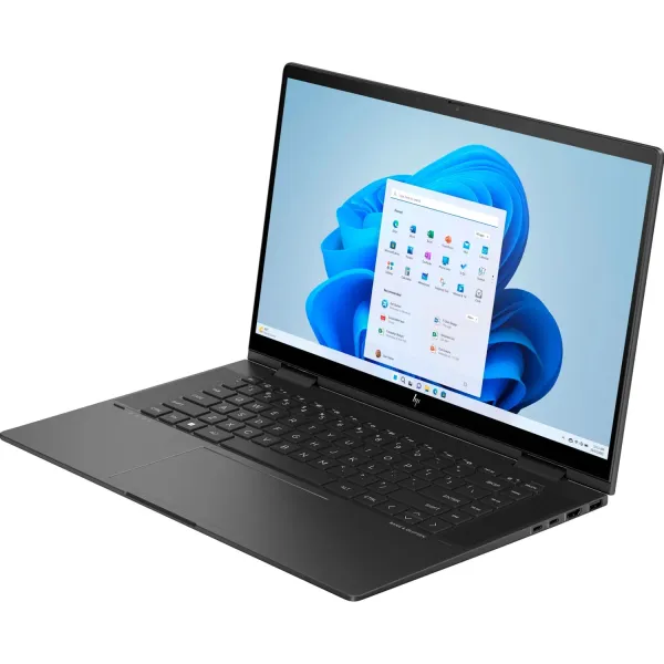 Ноутбук ENVY x360 15-fh0000ua 15.6" FHD OLED Touch, AMD R7-7730U, 16GB, F1024GB, UMA, Win11, чорний HP (826N9EA) - Фото 2