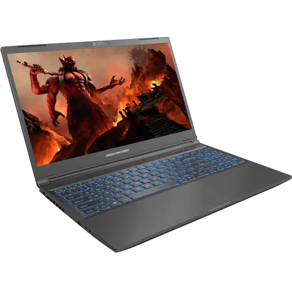 Ноутбук RG4050-15 15.6FHD IPS, Intel i7-13700H, 16GB, F500GB, NVD4050-6, DOS, черний Dream Machines (RG4050-15UA28) - Фото 2