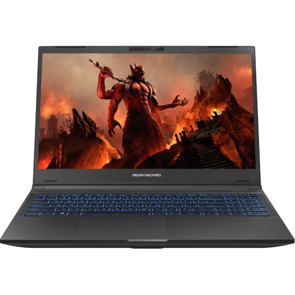 Ноутбук RG4050-15 15.6FHD IPS, Intel i7-13700H, 16GB, F500GB, NVD4050-6, DOS, черний Dream Machines (RG4050-15UA28)