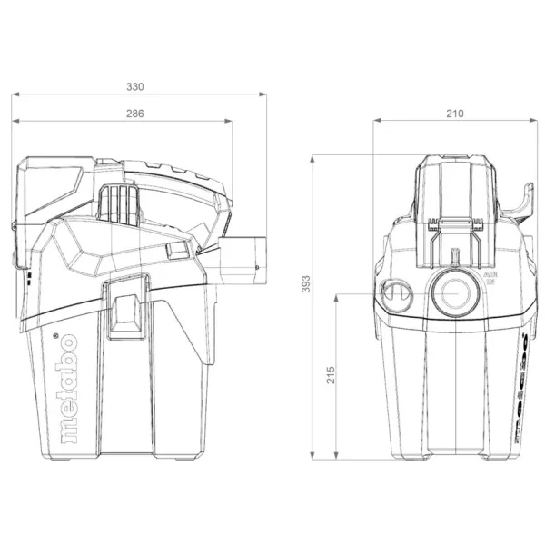 Пилесос акумуляторний AS 18 HEPA PC COMPACT Metabo (602029850) - Фото 1