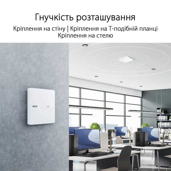 Точка доступу ExpertWIFI EBA63 AX3000 Asus (90IG0880-MO3C00) - Фото 3