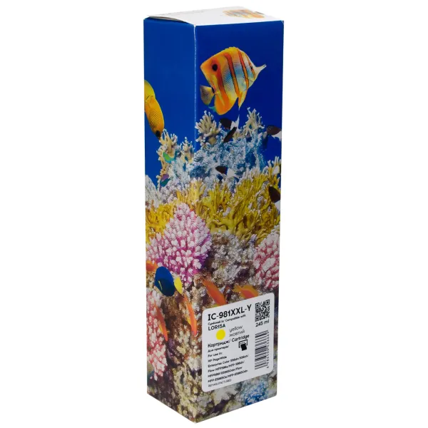Картридж совместимый HP 981Y (L0R15A) 16000 стр, желтый Barva (IC-981XXL-Y)