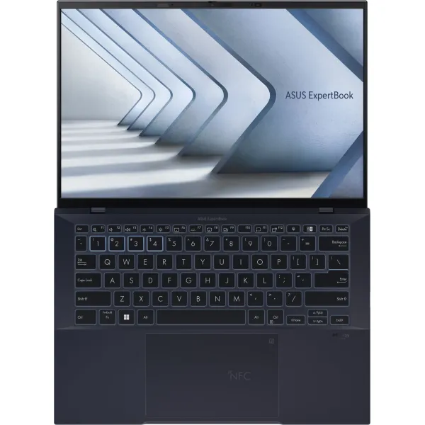 Ноутбук Expertbook B9 B9403CVAR-KM0693 14" WQXGA+ OLED, Intel Ultra 7 150U, 32GB, F1TB, UMA, NoOS, Чорний ASUS (90NX05W1-M00YN0) - Фото 9