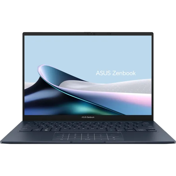 Ноутбук Zenbook 14 UX3405MA-PP301X 14" 3K OLED, Intel Ultra 9 185H, 32GB, F1TB, UMA, Win11P, Голубой ASUS (90NB11R1-M00DH0)