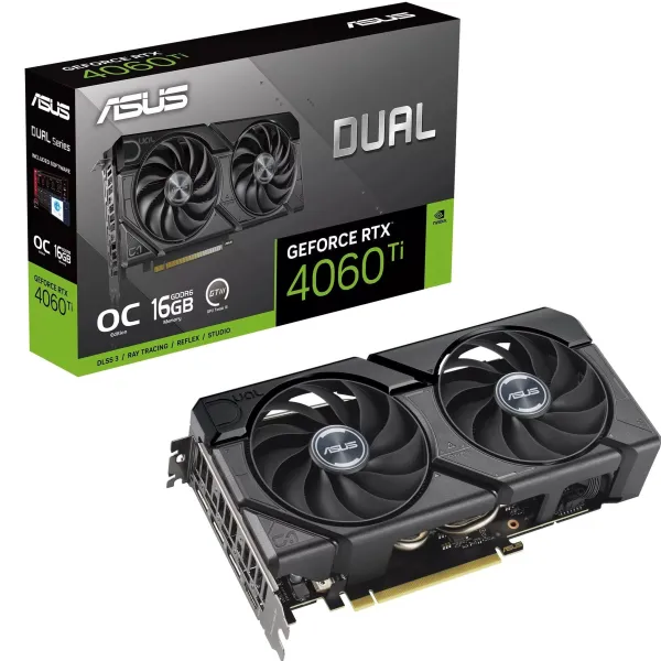 Видеокарта GeForce RTX 4060 Ti 16GB, GDDR6 ASUS (90YV0JH8-M0NA00) - Фото 3