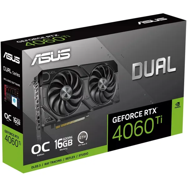Видеокарта GeForce RTX 4060 Ti 16GB, GDDR6 ASUS (90YV0JH8-M0NA00) - Фото 8