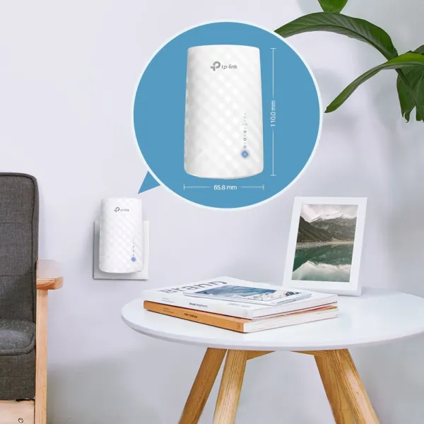 Розширювач покриття WiFi RE190 AC750 TP-Link (RE190) - Фото 4