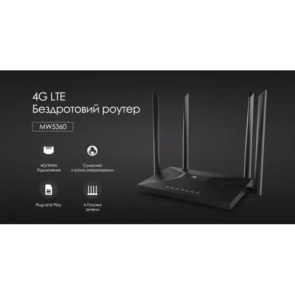Маршрутизатор MW5360 N300 Netis (MW5360) - Фото 7