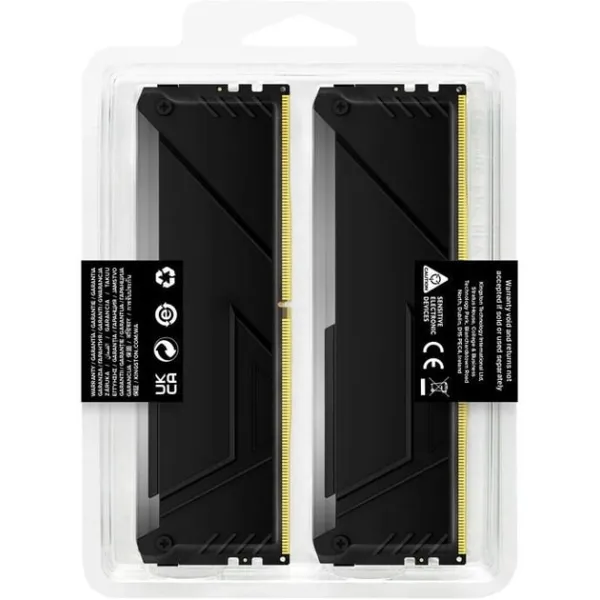 Пам'ять ПК DDR4, 32GB KIT (16GBx2), 2666 Kingston (KF426C16BB12AK2/32) - Фото 2