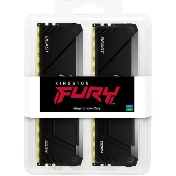 Пам'ять ПК DDR4, 32GB KIT (16GBx2), 2666 Kingston (KF426C16BB12AK2/32) - Фото 4