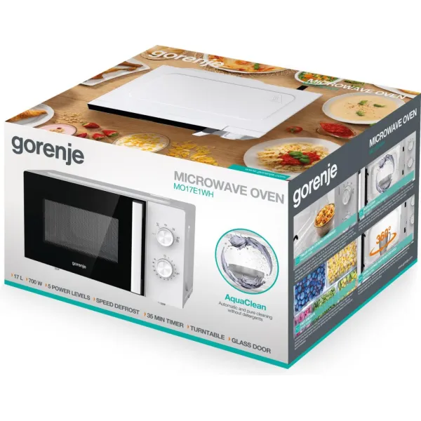 Печь микроволновая MO17E1WH Gorenje (MO17E1WH) - Фото 7