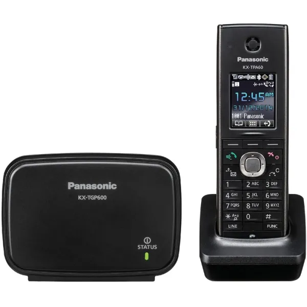 Телефон IP-DECT KX-TGP600RUB Black Panasonic (KX-TGP600RUB) - Фото 1
