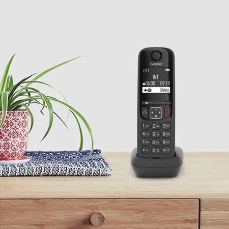 Радіотелефон IP DECT AS690 Black Gigaset (S30852H2813S301) - Фото 1