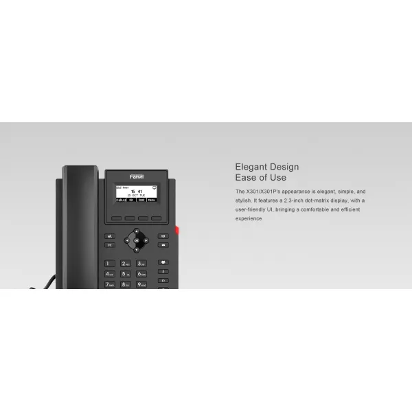 Телефон IP X301P Fanvil (X301P) - Фото 3