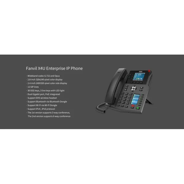Телефон IP X4U Fanvil (X4U) - Фото 7