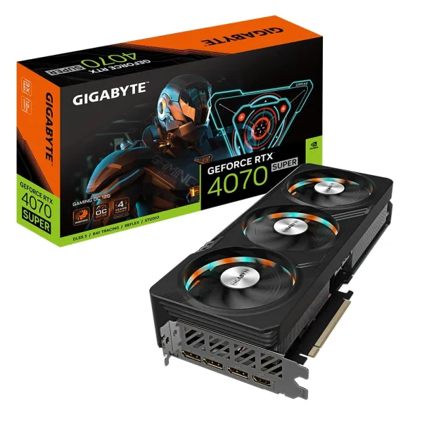Видеокарта GeForce RTX 4070 SUPER 12GB, GDDR6X GIGABYTE (GV-N407SGAMING_OC-12GD) - Фото 2