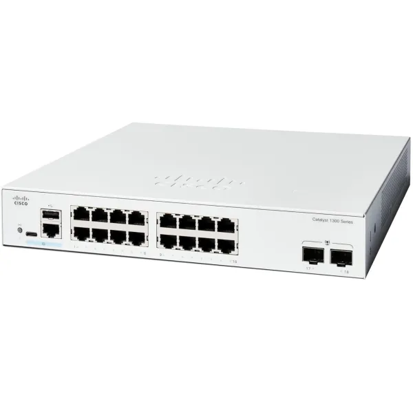 Комутатор Catalyst 1300 16xGE Cisco (C1300-16T-2G)
