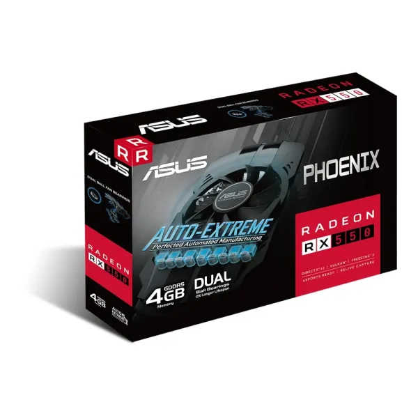 Видеокарта Radeon RX 550 4GB, GDDR5 ASUS (90YV0AG7-M0NA00) - Фото 7