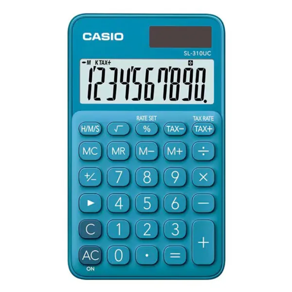 Калькулятор карманный 10 разрядов синий Casio (SL-310UC-BU-W-EC)