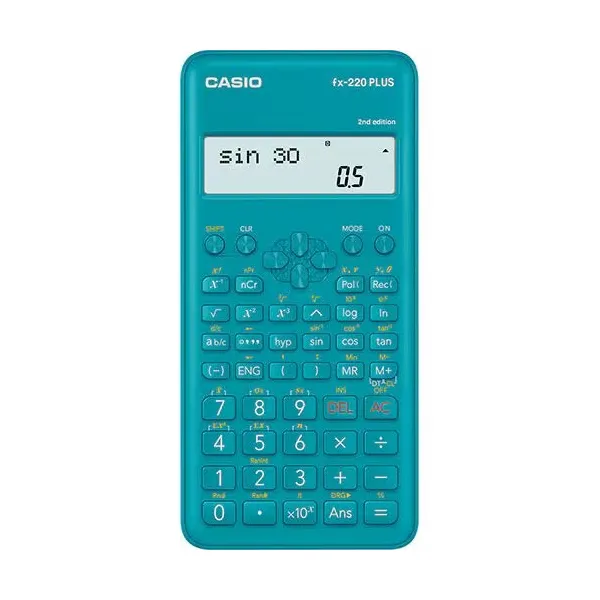 Калькулятор науковий синій Casio (FX-220PLUS-2-W-EH) - Фото 11