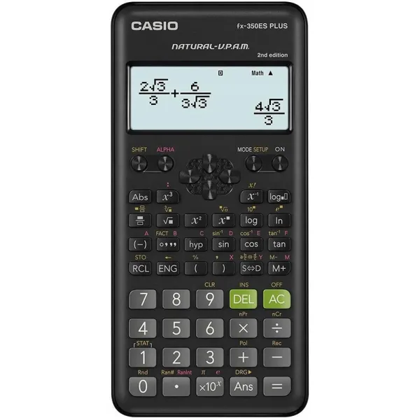 Калькулятор научный черный Casio (FX-350ESPLUS-2WETD)