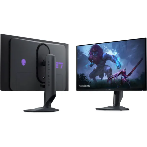 Монитор  27" AW2725DF HDMI, 2xDP, USB, QD-OLED, 2560x1440, 360Hz, 0.03ms, DCI-P3 99.3%, FreeSync, Pivot, HDR TrueBlack 400 DELL (210-BLHH) - Фото 5