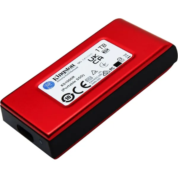 Портативний SSD XS1000 1TB, USB 3.2, Type-C Kingston (SXS1000R/1000G) - Фото 1