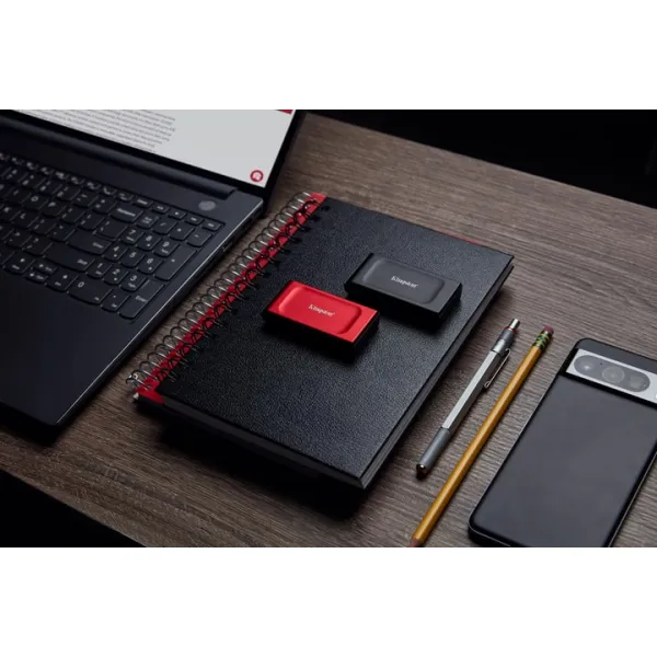 Портативний SSD XS1000 1TB, USB 3.2, Type-C Kingston (SXS1000R/1000G) - Фото 3