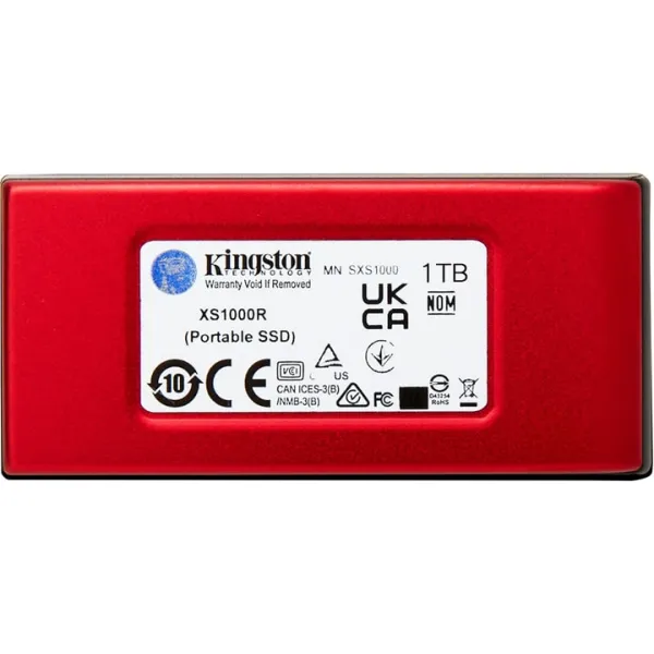 Портативний SSD XS1000 1TB, USB 3.2, Type-C Kingston (SXS1000R/1000G) - Фото 6