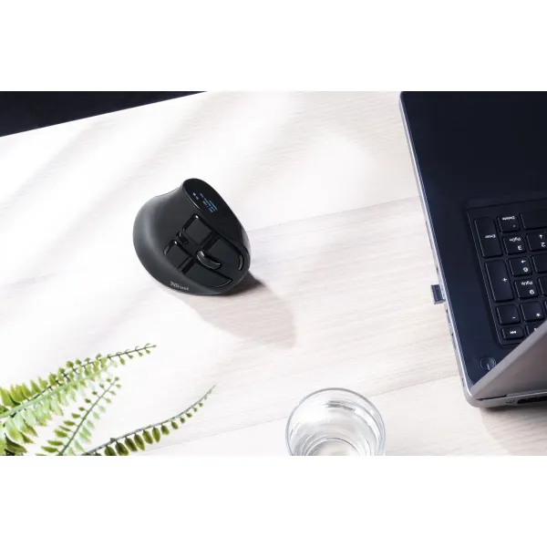 Мышь беспроводная Voxx Rechargeable Ergonomic черная Trust (23731_TRUST) - Фото 14