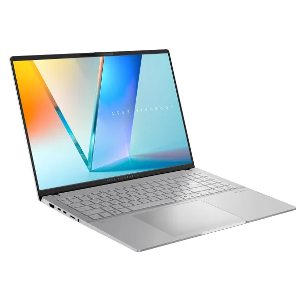 Ноутбук Vivobook S 16 M5606UA-MX027 16" 3.2K OLED, AMD R7-8845HS, 32GB, F1TB, UMA, NoOS, Серебристый ASUS (90NB1483-M00130) - Фото 1
