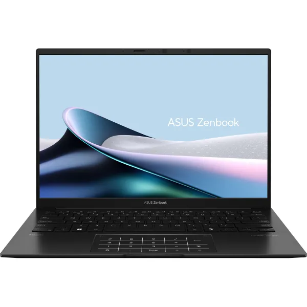 Ноутбук Zenbook 14 UM3406HA-QD081 14" WUXGA OLED, AMD R7-8840S, 16GB, F1TB, UMA, NoOS, Чорний ASUS (90NB1271-M003Z0)