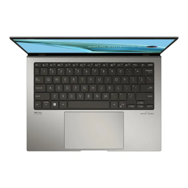 Ноутбук Zenbook S 13 UX5304MA-NQ128W 13.3" 3K OLED, Intel Ultra 7 155U, 16GB, F1TB, UMA, Win11, Сірий ASUS (90NB12V2-M00AW0) - Фото 1