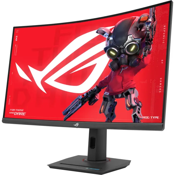 Монітор 31.5" ROG Strix XG32WCS HDMI, DP, USB-C, Audio, VA, 2560x1440, 180Hz, 1ms, sRGB 125%, CURVED, FreeSync, HAS, HDR400 Asus (90LM0AC0-B01970) - Фото 4