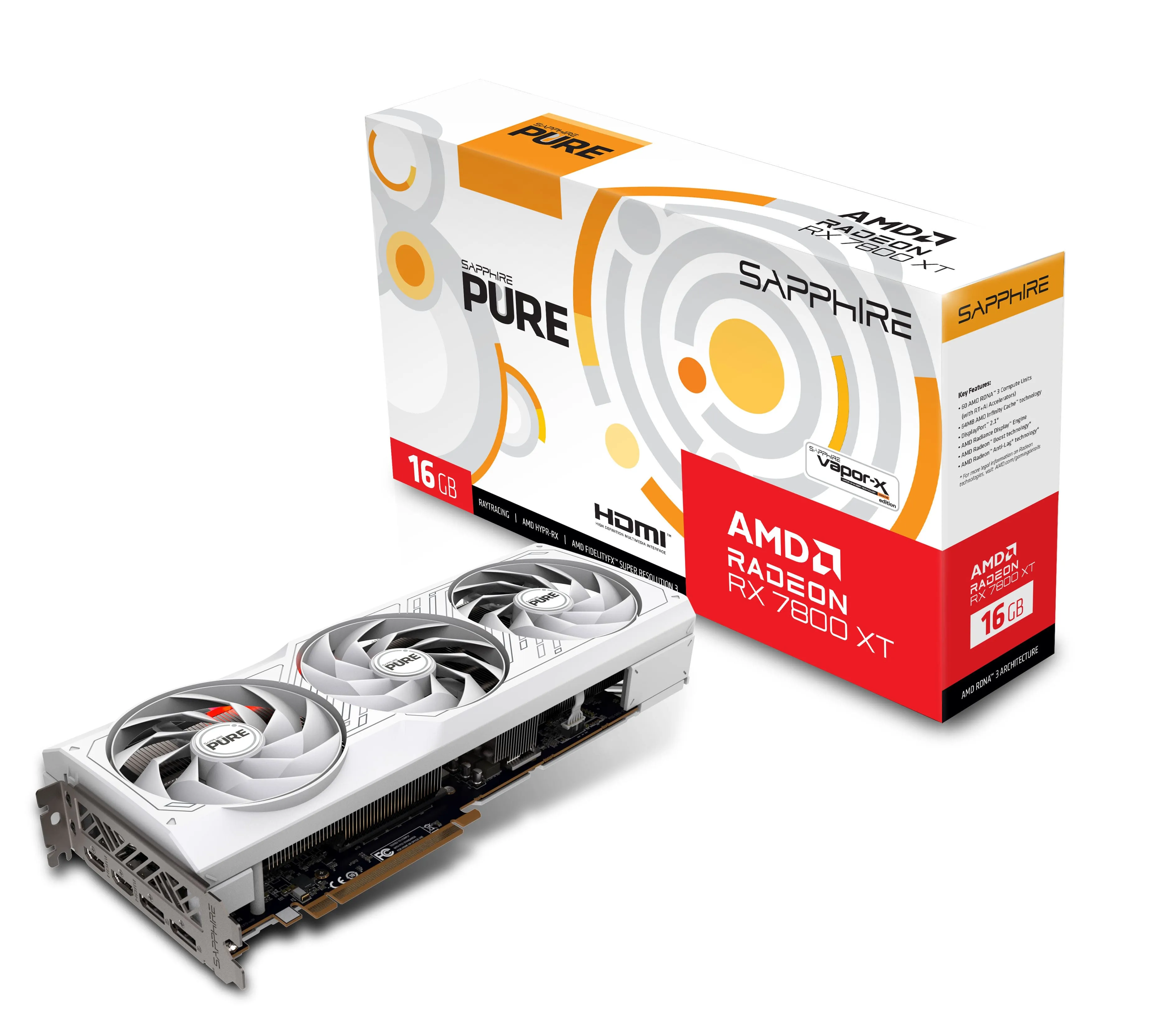 Видеокарта Radeon RX 7800 XT 16GB, GDDR6 SAPPHIRE (11330-03-20G) - Фото 5