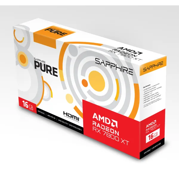 Відеокарта Radeon RX 7800 XT 16GB, GDDR6 SAPPHIRE (11330-03-20G) - Фото 4